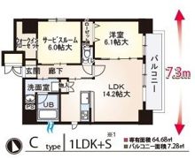 レジデンス・スエヒロ上本町の間取り画像