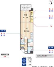 ラルテ天王寺の間取り画像