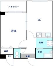 プライム岸里東の間取り画像