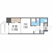 セレニテフラン谷町四丁目アリエの間取り画像