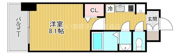 D.Clarest玉造の間取り画像