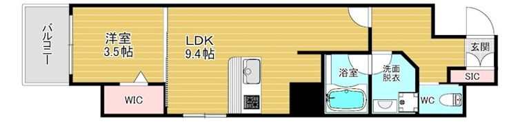 iCube森ノ宮の間取り画像