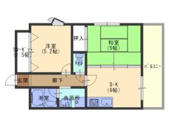 サニーパレス山口の間取り画像