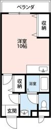 ビィラ今里の間取り画像