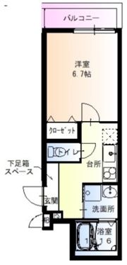 フジパレス今福西I番館の間取り画像