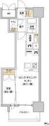 リビオメゾン新大阪の間取り画像