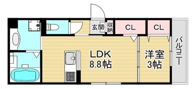 PLAISIR La Lumierepureの間取り画像