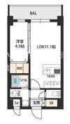 セントルイス京橋の間取り画像