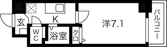 アップルガーデンコート城東の間取り画像
