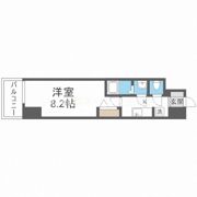 スプランディッド難波WESTの間取り画像