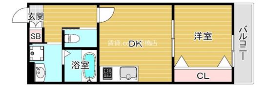 フェブライオ都島本通の間取り画像