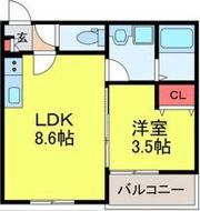 Le Blanc 南巽 Terraceの間取り画像