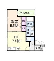 フジパレス杉本町サウスの間取り画像