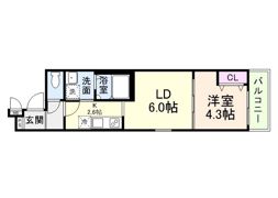 フジパレス杉本町ノースの間取り画像