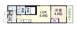 フジパレス杉本町ノースの間取り画像