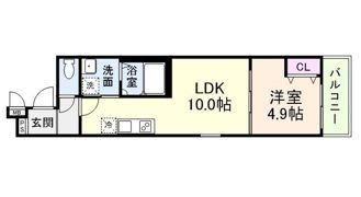 フジパレス杉本町ノースの間取り画像