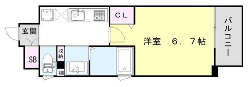 サンシャイン都島の間取り画像