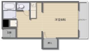 レジデンス太子橋の間取り画像