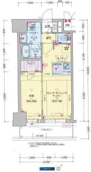 プレサンス DOMECITY コレーレの間取り画像
