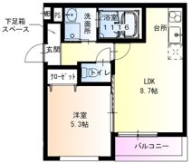 フジパレス我孫子西V番館の間取り画像