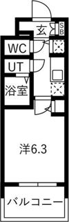 アドバンス大阪ドーム前アヴェニールの間取り画像