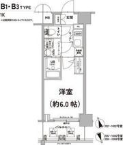 エスリード大阪リブレの間取り画像