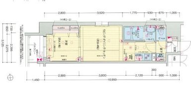 ファステート難波デラックスの間取り画像