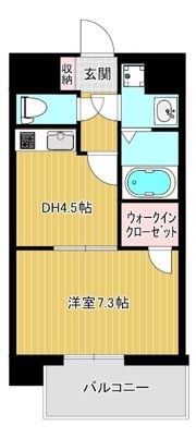 クレアート大阪イーストジー4の間取り画像