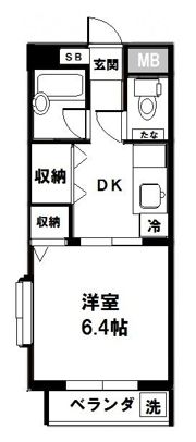 エレガントコーポラスの間取り画像