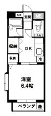 エレガントコーポラスの間取り画像