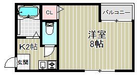 コーポ泰山の間取り画像