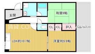 グレイシァス上町台の間取り画像