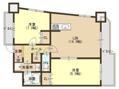 パークシティ玉造の間取り画像