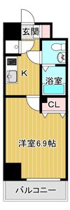 レジュールアッシュ大阪城ノルドの間取り画像
