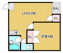 おしゃれ館新森の間取り画像