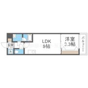 フロンティアタワー九条IIIの間取り画像