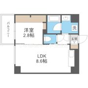 フロンティアタワー九条Iの間取り画像