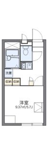 レオパレス鴫野 夢の間取り画像