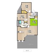 CITY SPIRE夕陽丘の間取り画像