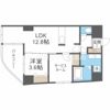 レジディア堺筋本町プレイスの間取り画像