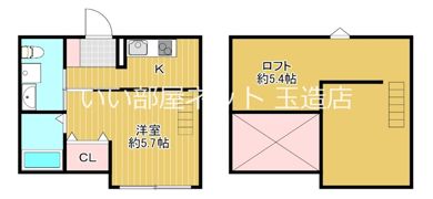 レジア大今里の間取り画像