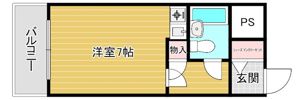 ニューライフ谷町の間取り画像