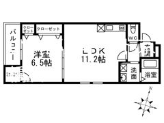 フジパレス恵比寿の間取り画像