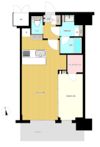ソルテラスOSAKA EAST GATEの間取り画像