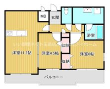 エスリードザ・グラン上本町の間取り画像