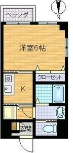 美章園メゾン寿の間取り画像