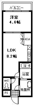 フジパレス城東諏訪V番館の間取り画像