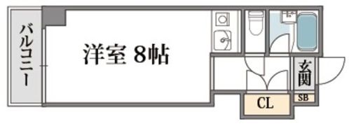 グランドール長堀の間取り画像