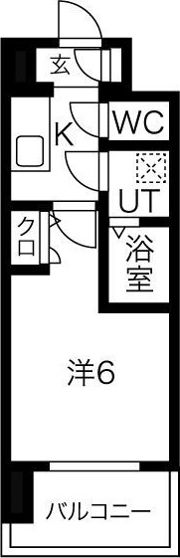 エスリードレジデンス大阪ザ・クラスの間取り画像