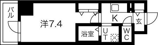 アーバンパーク田辺の間取り画像